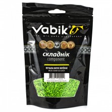 Компонент прикормки "VABIK" Печиво флуо зелен.150гр